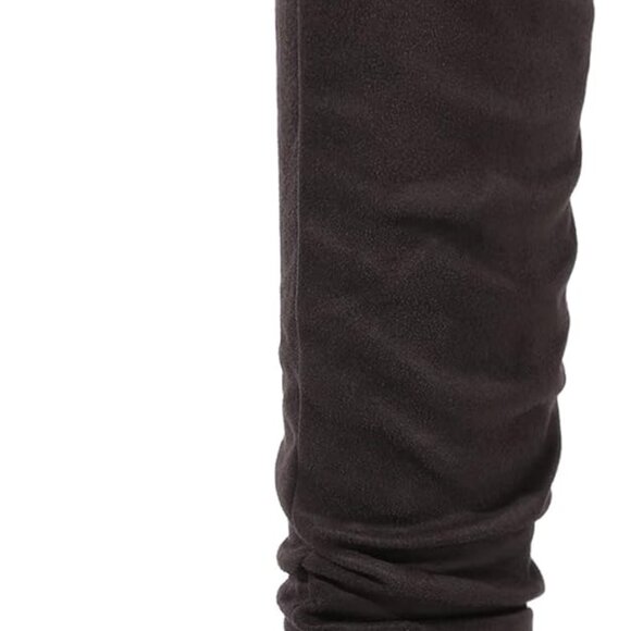 Women's Suede Over The Knee Thigh High Winter Boots - Brown, 9, Comfortable, War - Picture 1 of 5